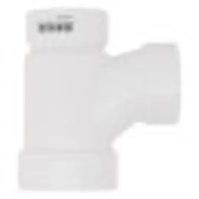 IPEX 192128L TEE 2X1-1/2X1-1/2 PVC-DWV 755022 HXHXH SANITARY