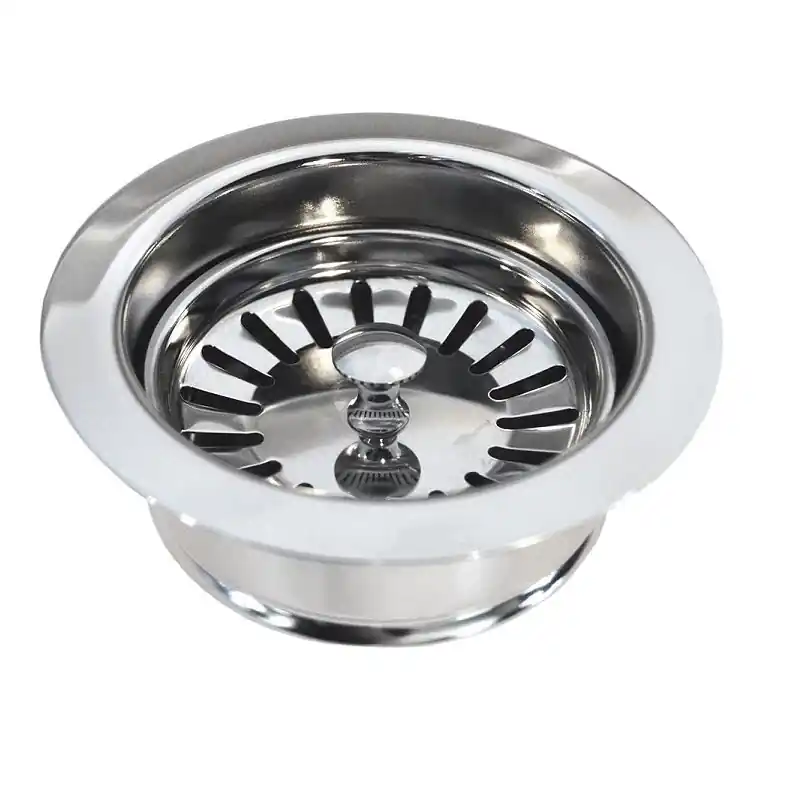 Native Trails DR340-CH Strainer 3-1/2 DR340-CH Basket Chrome W/Disposer Trim