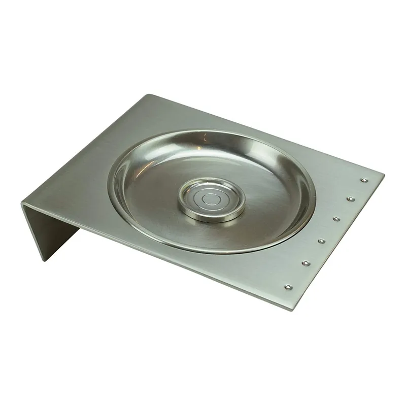 Brasstech 36.60.01.15 Soap Dish SN 36.60.01.15 Wall Mounted Kubic Collection