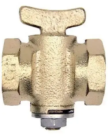 AaLBERTS IPS AMERICAS INC. 5230501 GAS COCK 1 SQ HEAD 52-305-01 NUT & WSHR BOTTOM W/STOP
