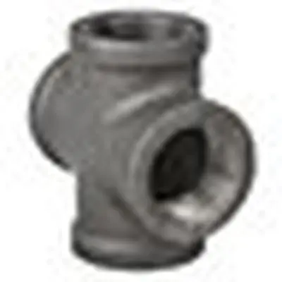 ASC Engineered Solutions 0310069604 Cross 3/8 Blk Mi 150# Thrd Fig 61