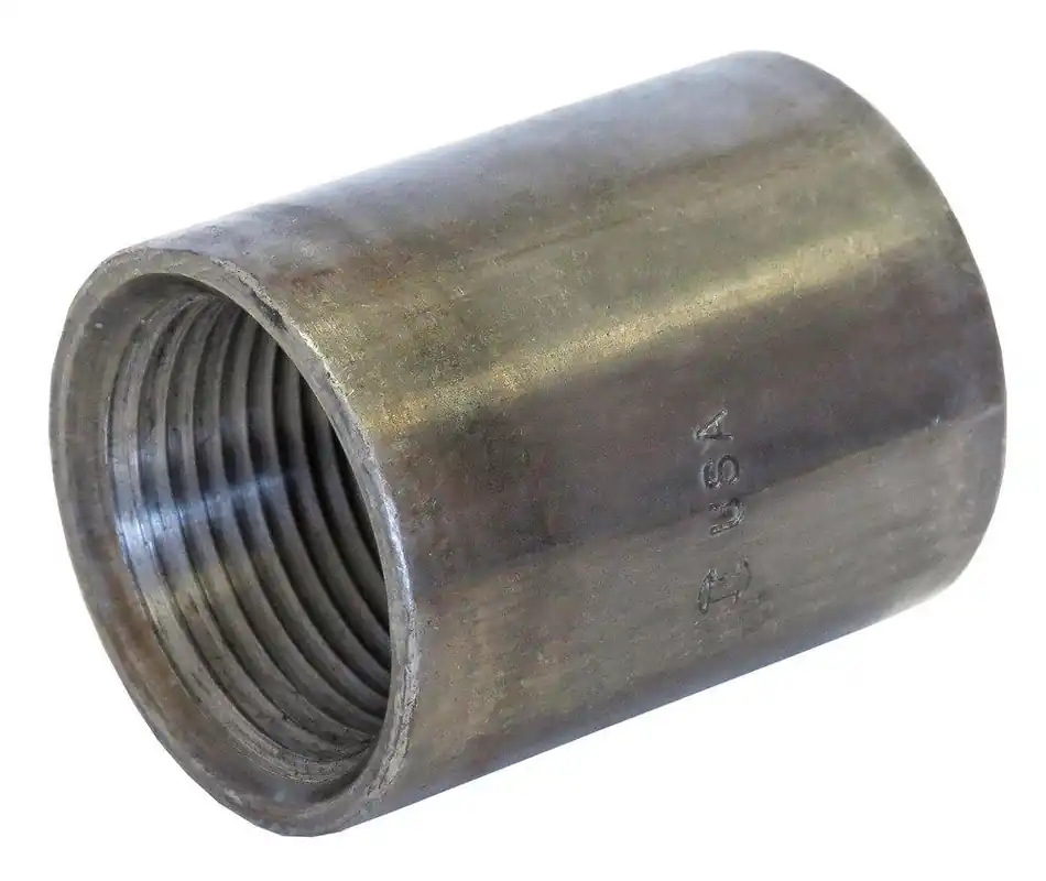 Capitol Manufacturing 11111030 Half Coupling 3 Blk Stl Taper Tapped Non Recessed