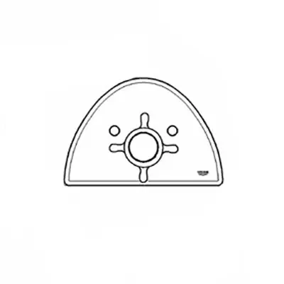 LIXIL 19685IR0 SHOWER TRIM 19685IR0 PC/PB TALIA CROSS HDL USE