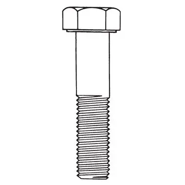 HODELL-NATCO LCSA0630300CZ SCREW 5/8-11X3 HEX HD GR2A ZINC
