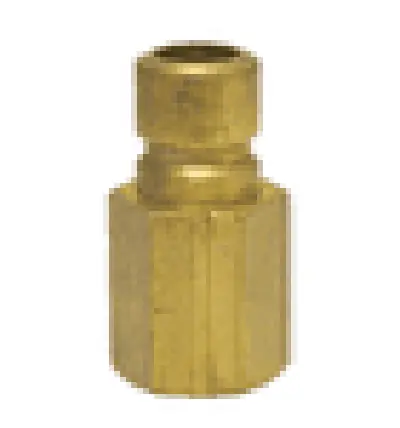 ZSi-FOSTER FP352FB Plug 3/8X1/4 FPT BRS Straight Thru