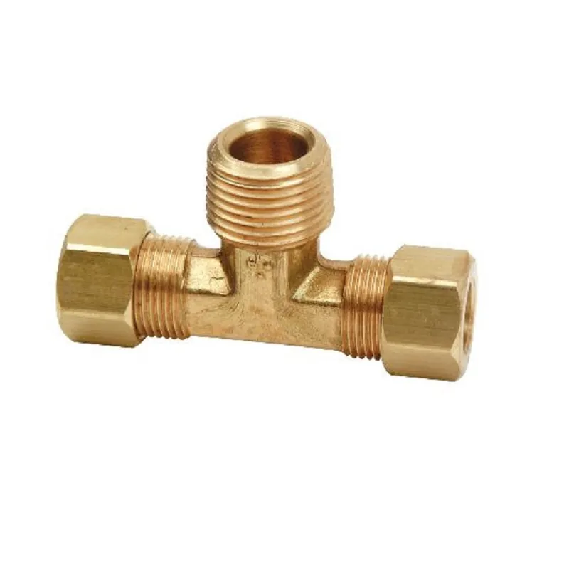 BRASSCRAFT 72-6-4 TEE 3/8X1/4 BRASS CMPXM
