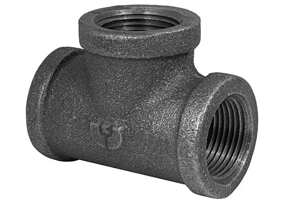 BMI USA INC 35407 TEE 1-1/4 BLK MI 150LB THRD ND 35407