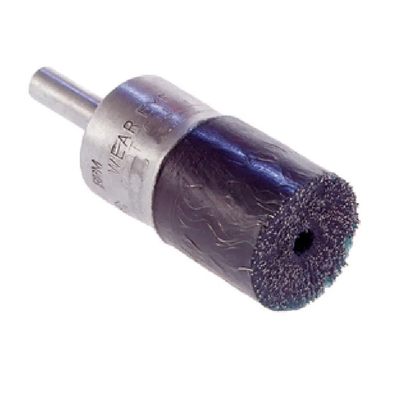 Osborn 30602 End Brush - Steel Bristle, 1/2 in Brush Dia, 18000 RPM Max