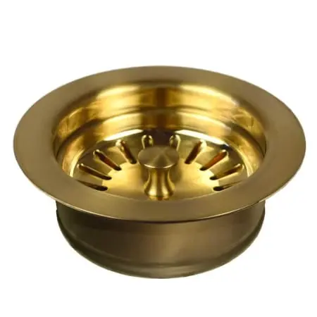 Native Trails DR340-BG Strainer 3-1/2 BASKET Brushed Gold W/Disposer Trim
