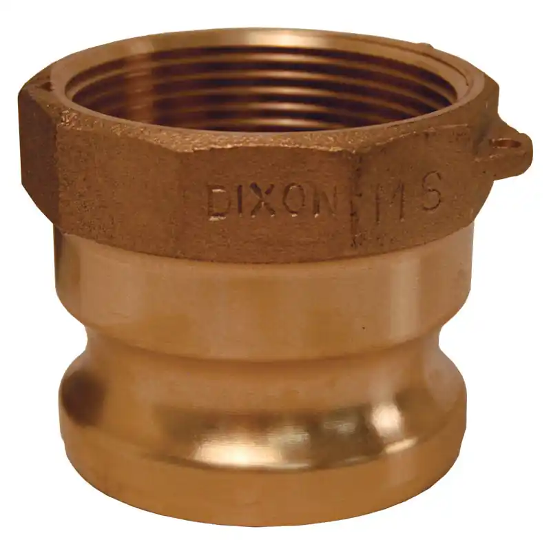 Dixon 150-A-BR Adapter 1-1/2 Male X Female NPT Brass 150-A-BR