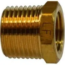 Midland Metal MFG 28110LF Bushing 3/4X3/8 BRS HEX 1000# MXF 28110LF