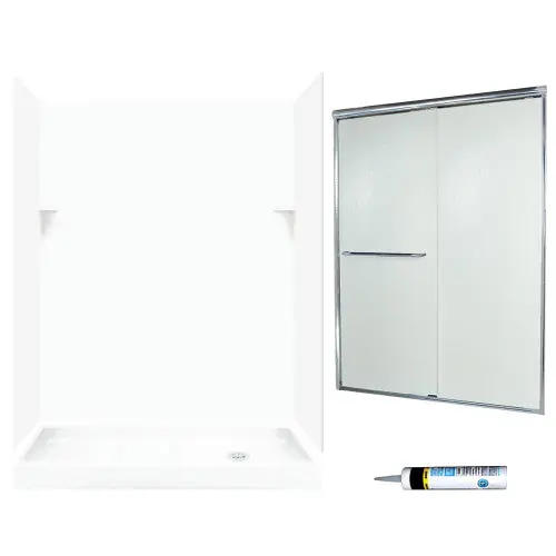 Multi Vendor Kit SSP326R010-M58570CR Shower Kit Chrome/Rain Glass