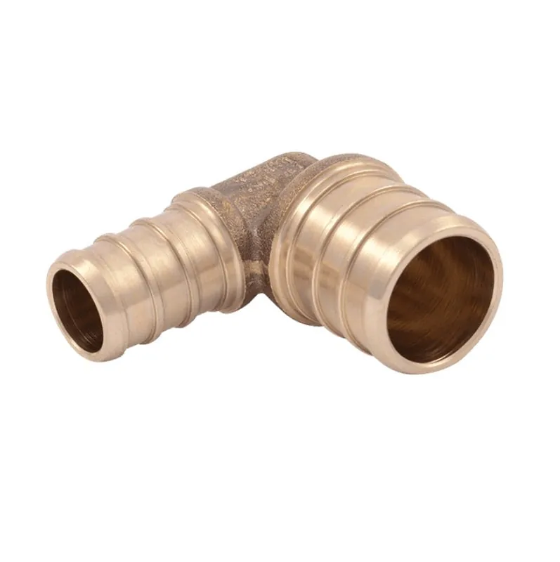 Reliance Worldwide Corp UC274LFA ELL 3/4X1/2 BRS PEX BARBXBARB LEAD FREE