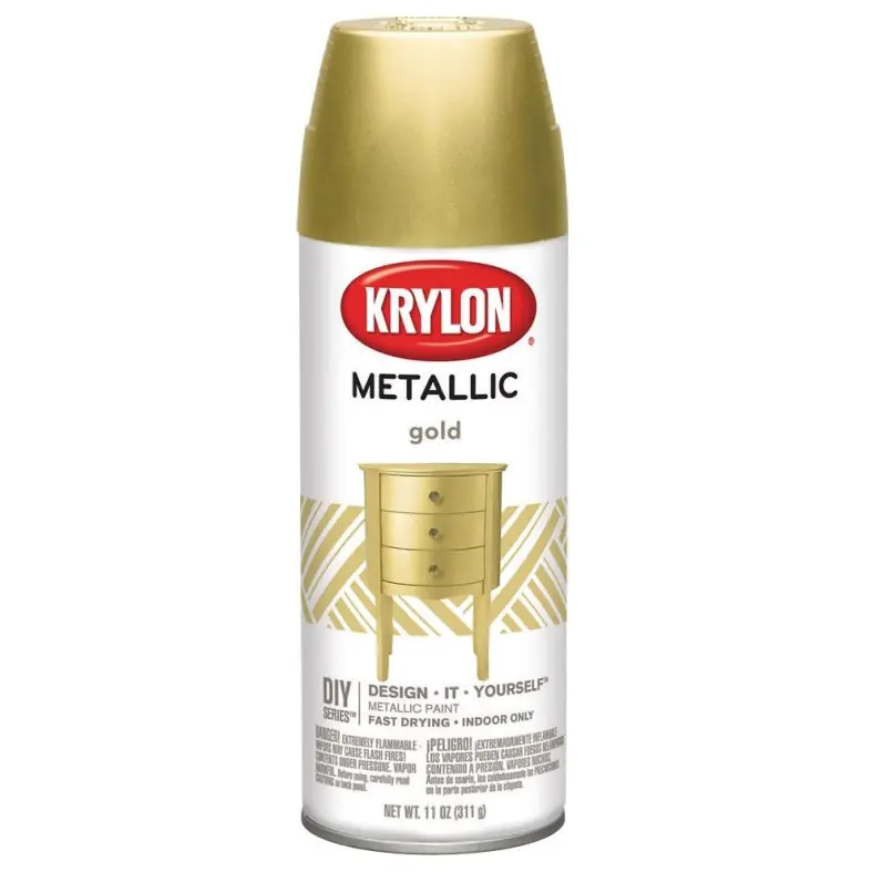 DIVERSIFIED BRANDS K01706 PAINT 16 OZ GOLD METALLIC K01706