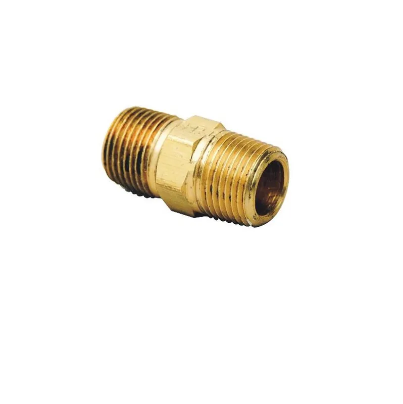 Brasscraft PHN-4-2 Nipple 1/4X1/8 Brass Hex