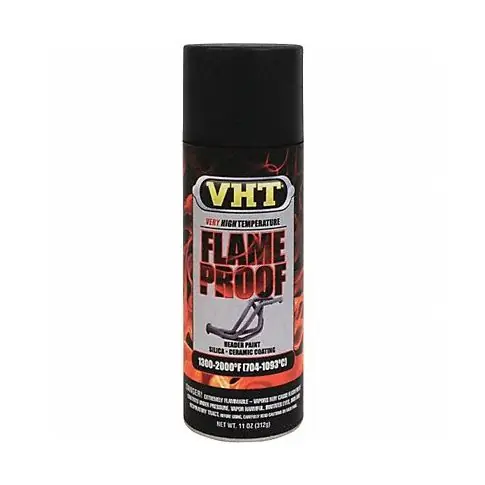 DIVERSIFIED BRANDS ESP102000 PAINT 11 OZ VHT HIGH HEAT SPRAY SP102 - FLAT BLK - MATTE FINISH