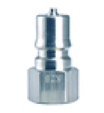 ZSi-FOSTER K2S PLUG 1/4X1/4 FPT STL - 2-WAY SHUT-OFF