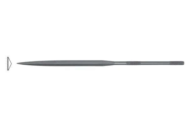 GROBET 31.454 FILE 5-1/2 BARRETTE 2 CUT 83-50800