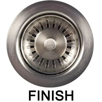 MOUNTAIN PLBG PRODUCTS MT1001/BRN DRAIN MT1001/BRN BN LEVER OPERATED DOME STYLE F/SINKS