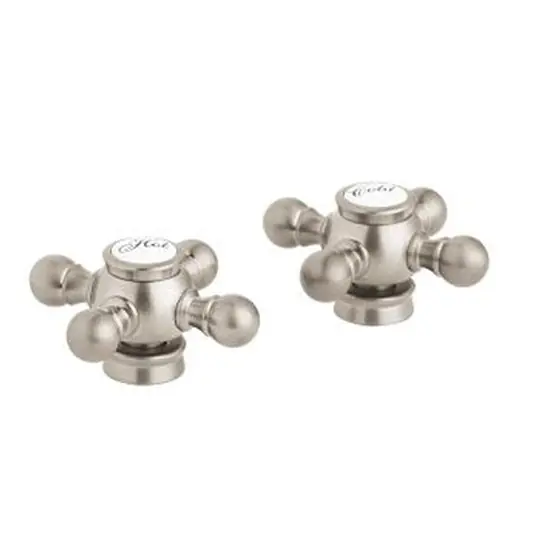 LIXIL 18733AV0 HANDLE KIT 18733AVO SN GNVA CROSS 2-HDL KIT F/WIDESPREAD &