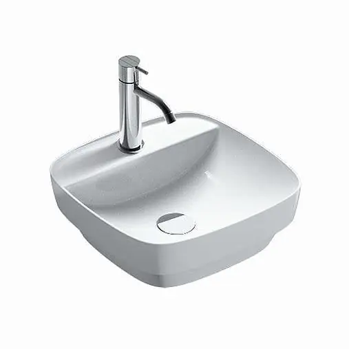 Ceramica Catalano 142GRLX00 Washbasin 1HL Green Lux 42 L/Overflow