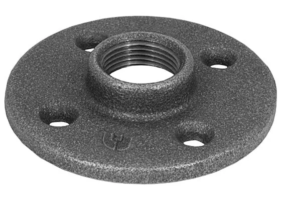 BMI USA INC 35706 FLANGE 1in BLK MI FLOOR MB FLF10 35706