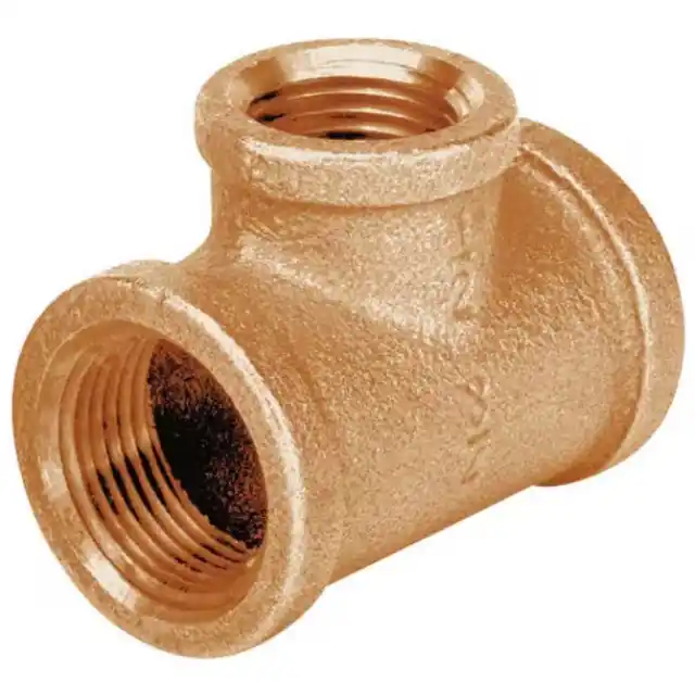 Matco Norca Inc DB-RT0504LF Tee 1X3/4 BRS 125# Thrd 60-460-0159LF Lead Free