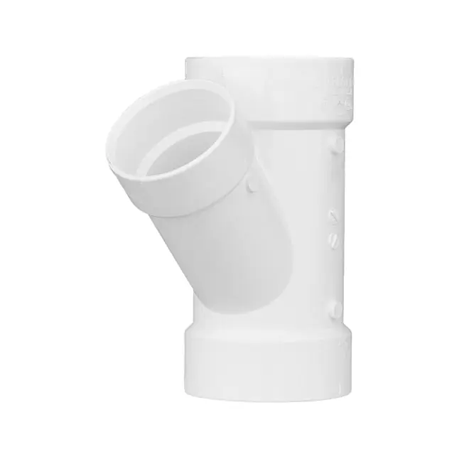 Charlotte Pipe ABS006031200 Plastic Wye Reducing 4 inch x 4 inch x 3 inch