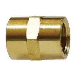 Midland Metal MFG 28060L Coupling 3/8 BRS 1200# Thrd