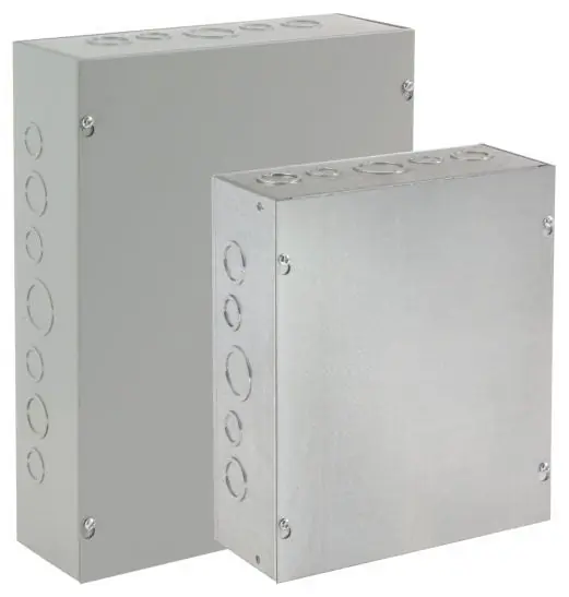 Hoffman ASG12X12X4 NEMA1 Galv Sc Box