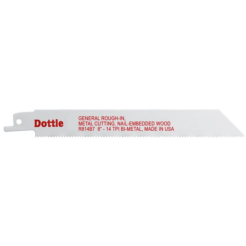LH Dottie R814B7 Reciproblade 8 Inch 3/4 Inch Thickness 14 Teeth Bi-Metal