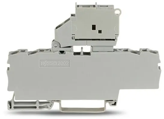 WAGO 2002-1811 4-COND FUSE DISCONNECT TERMIN BLOCK W/ PIVOTING FUSE HOLDER FOR 5X20 MM, 120V