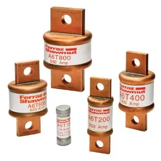 Mersen A6T200 FER Current Limiting Low Voltage Fast Acting Fuse 200 A 600 VAC/300 VDC