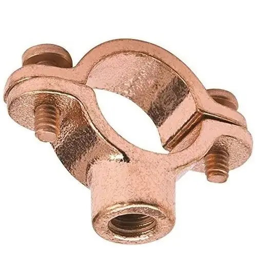 Warwick Hanger 2100-6 Copper Plated Malleable Iron 2-Screw Split Ring Hanger 1-1/2