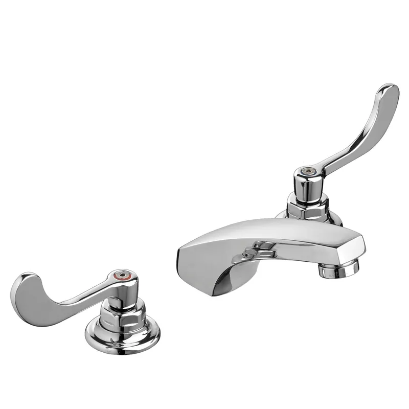 American Standard 6500174.002 Monterrey 8 Widespread Cast Faucet With Wrist Blade Handles 0.35 gpm/1.3 Lpm