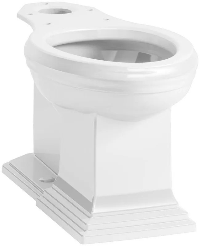 KOHLER 5626-0 Memoirs Elongated Toilet Bowl in White