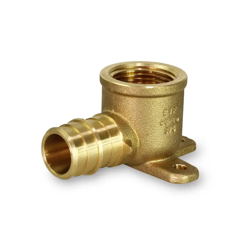 EVERFLOW WPDL0012-NL 1/2 IN F1960 X 1/2 IN FIP PEX BRASS DROP EAR ELBOW LF