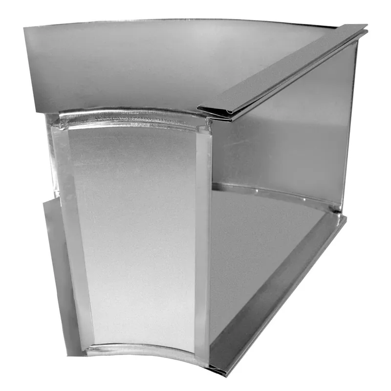 Gray Metal 12X8-123SD Long Way Trunk Elbow Angle Square Throat Slide Drive 12 x 8