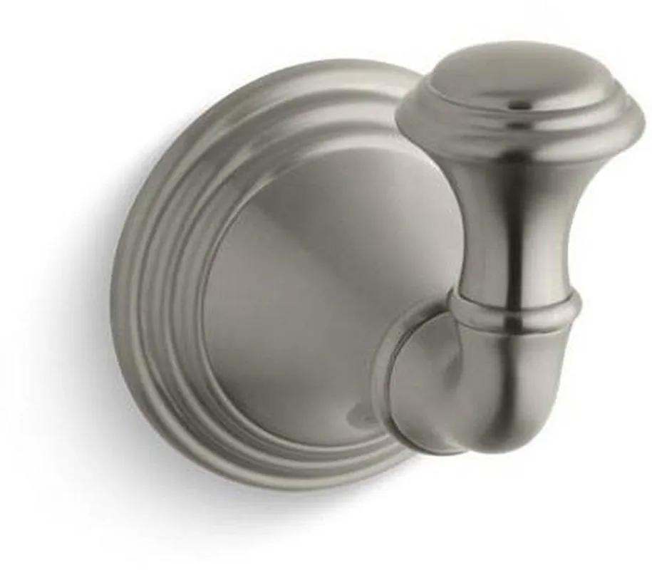 KOHLER 10555-BN Devonshire 1 Robe Hook in Vibrant Brushed Nickel