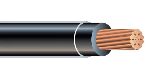 Southwire 22955901 14 AWG UL THHN Building Wire, Bare Copper, 19 Strand, PVC, 600V, Black