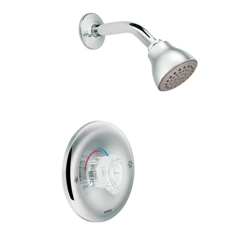 Moen T182 Chateau 1 Handle Shower Faucet in Chrome (Trim Only)