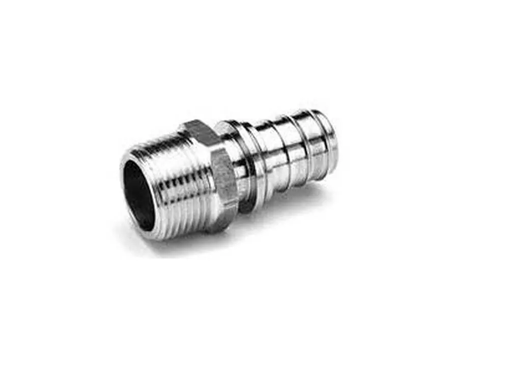 REHAU 317172-001 3/4 in. Brass PEX Everloc+ x MPT Adapter