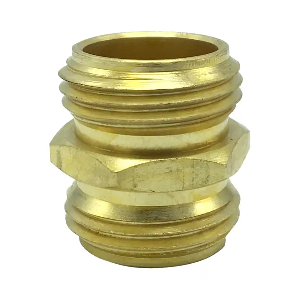 3/4'' Male Garden Hose Thread X 1/2'' Male IPS X 1/2''Solder Hose Nipple (Lead-Free)