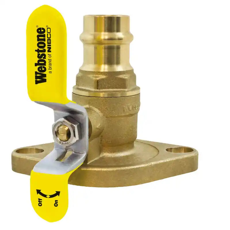 Webstone H-41403 Isolator Valve 3/4 FIP x Rotating Flange