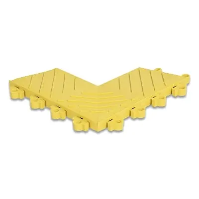 NoTrax 620F0612YL Diamond Flex-Lok Ramp 1 in x 6 in W x 12 in L