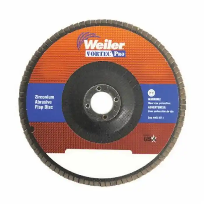 Weiler 31414 Vortec Pro Fast Cut 7 in Coated Abrasive Flap Disc