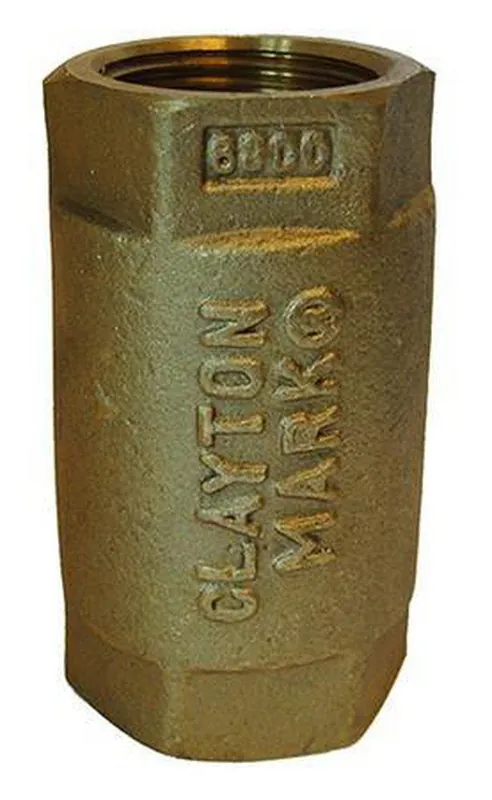 American Granby 6300-1 Clayton 1 in. Brass Check Valve