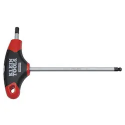 Klein 1/8-Inch Ball Hex Key, Journeyman T-Handle, 6-Inch JTH6E08BE