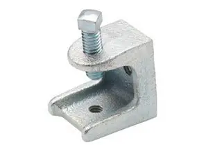Bridgeport 953 Clamp, Beam, Insulator Support, Malleable Iron, Tap Size UNC 3/8-16
