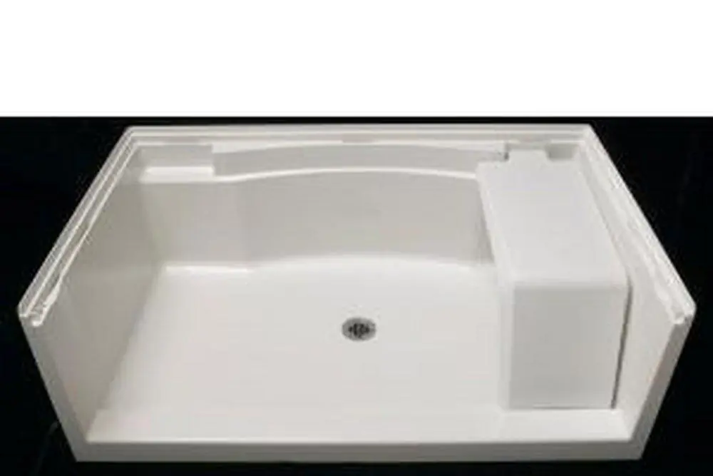 Sterling 72291100-0 Accord 60 in x 36 in Shower Base with Center Drain